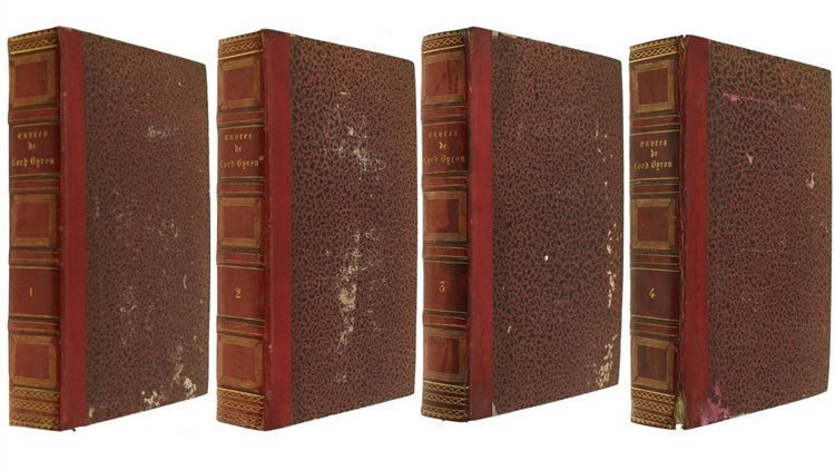 OEUVRES COMPLETES DE LORD BYRON (4 Volumes - complet).