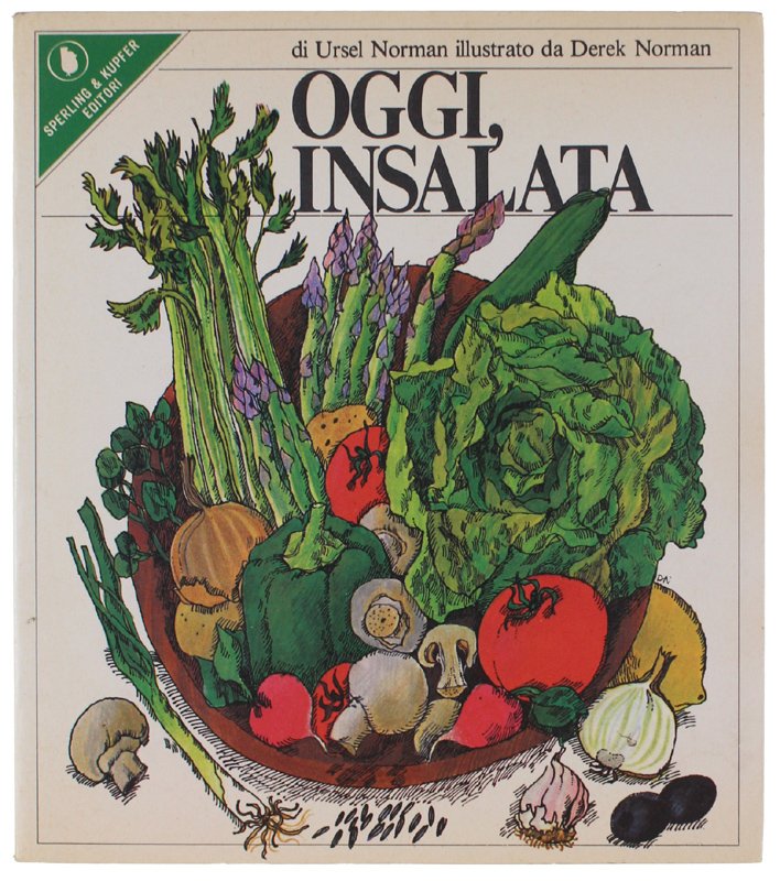 OGGI, INSALATA. Illustrato da Derek Norman.