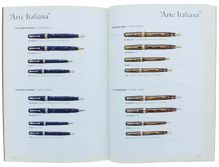 OMAS. (Catalogo penne stilografiche)
