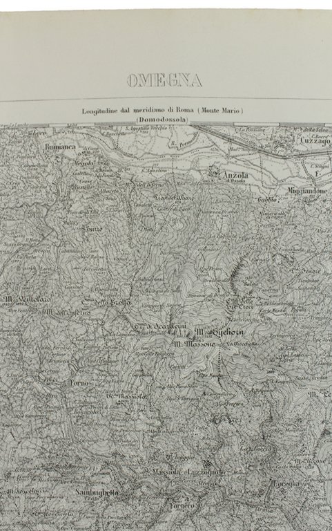 OMEGNA. Foglio 30 - I della Carta d'Italia, scala di …