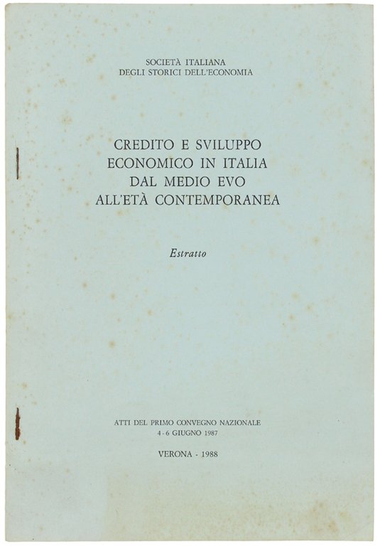 OPERAZIONI DI CREDITO NEI PROTOCOLLI NOTARILI ROMANI DEL TRECENTO. Estratto.