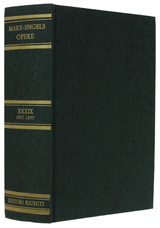 OPERE COMPLETE. Vol. 39 - Lettere 1852-1855 [come nuovo]