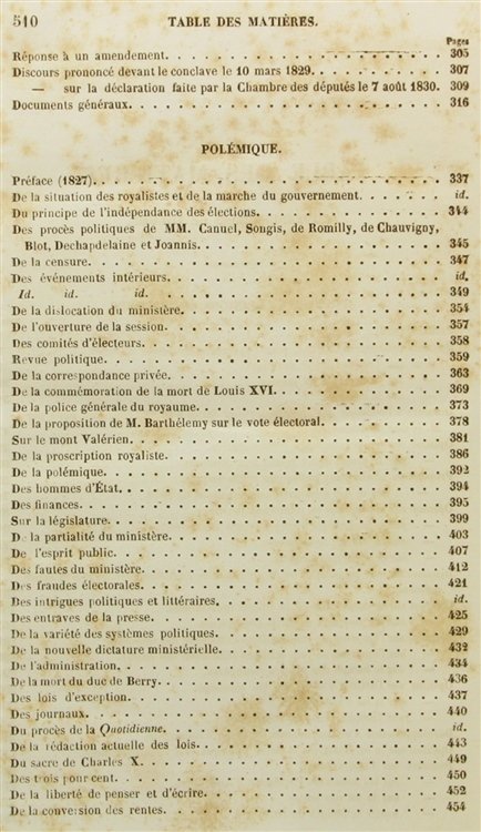 OPINIONS ET DISCOURS. Suivis de la Polemique. | Immagine Gallery 10