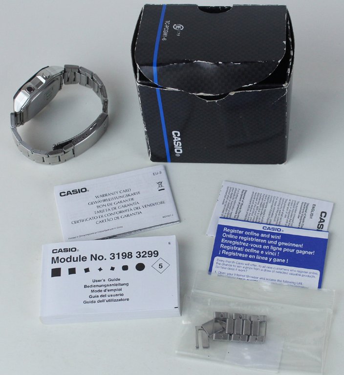 OROLOGIO UOMO CASIO WORLD TIME AE1200WH No. 3299 (nuovo)