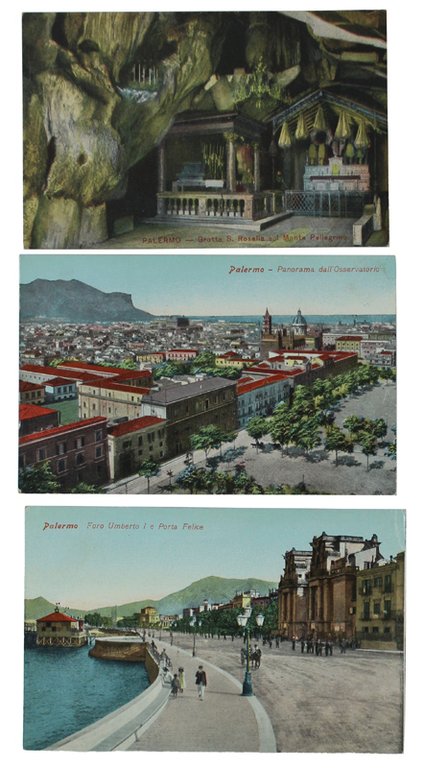 PALERMO: FORO UMBERTO I E PORTA FELICE - PANORAMA DALL'OSSERVATORIO …