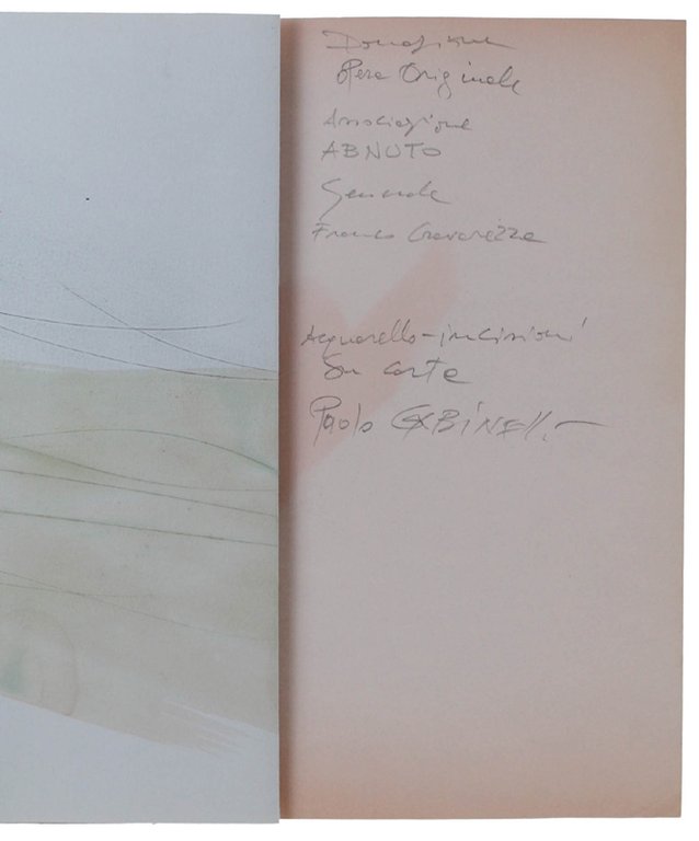 PAOLO GUBINELLI + Acquerello originale