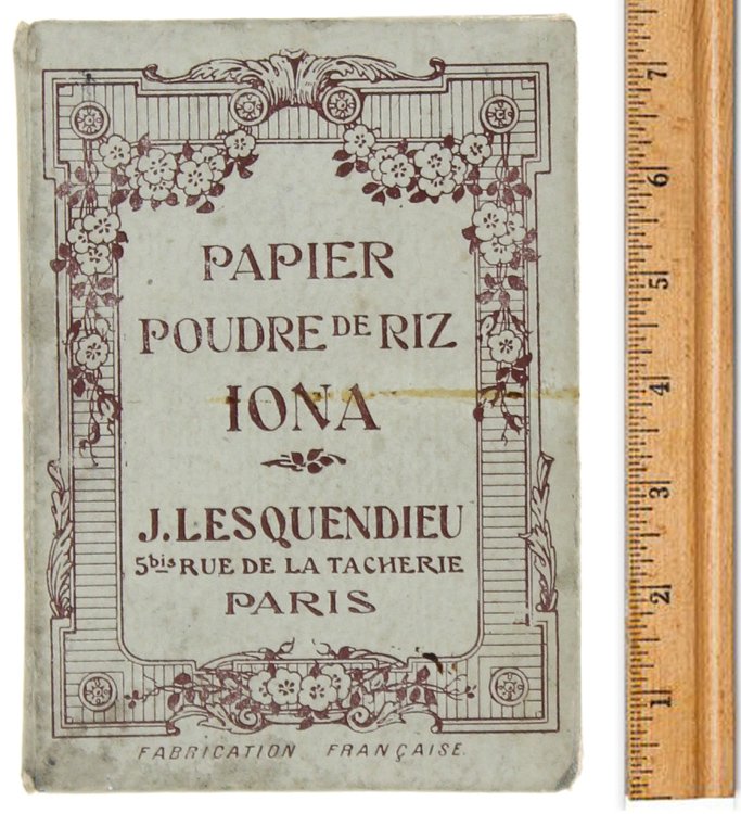 PAPIER POUDRE DE RIZ IONA.