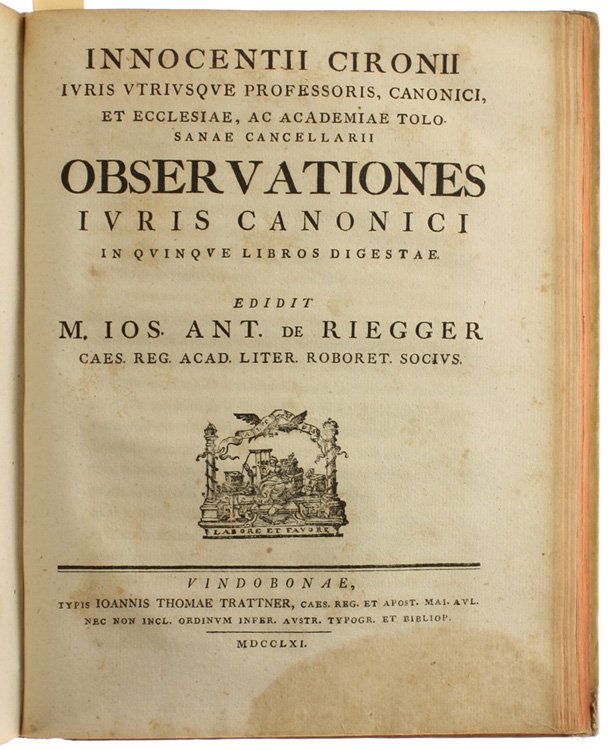 PARATITLA in duos posteriores libros decretalium Gregorii IX et OBSERVATIONES …