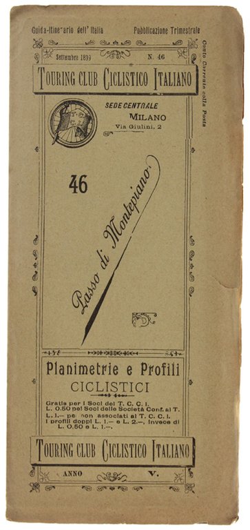 PASSO DI MONTEPIANO. Planimetrie e Profili Ciclistici - N. 46. | Immagine Gallery 2