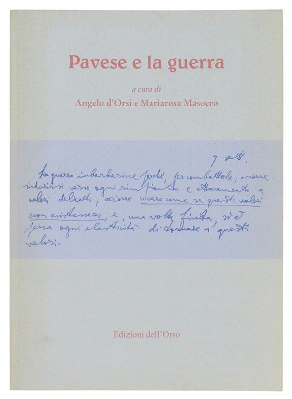 PAVESE E LA GUERRA