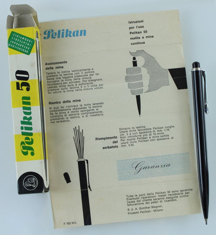 PELIKAN 50 Gunther Wagner PORTAMINA vintage (1950 ca.) nuova nell'astuccio …