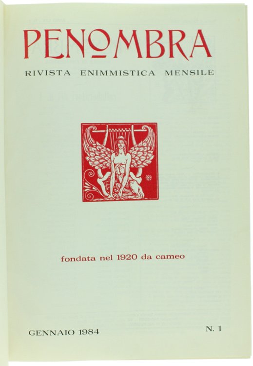 PENOMBRA. Mensile di Enimmistica. Annate 1984 e 1985.