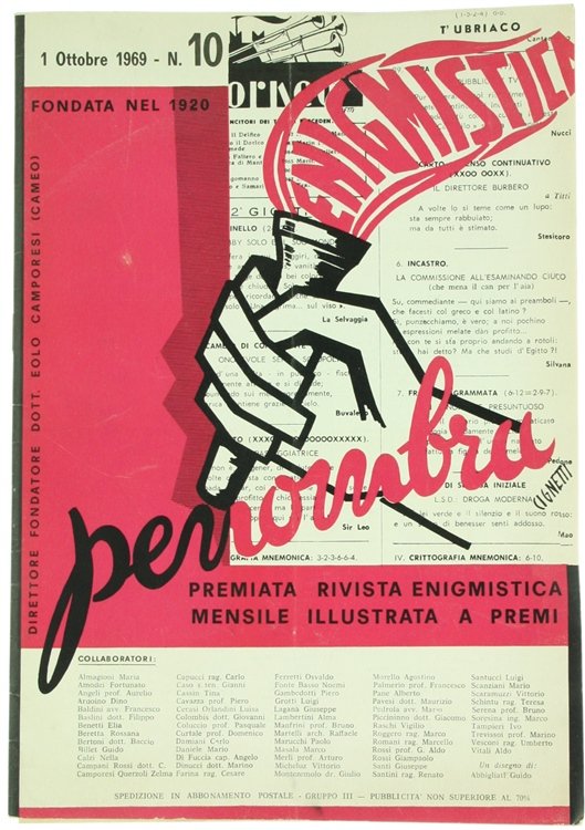 PENOMBRA. Mensile di Enimmistica. Anno 1969 N. 10. | Immagine Gallery 2