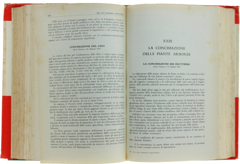 PER UNA MODERNA AGRICOLTURA. Dieci anni di assistenza tecnica ai …