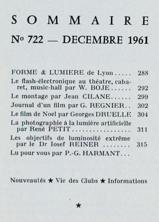 PHOTO CINEMA . Magazine de la photo et du cinéma …