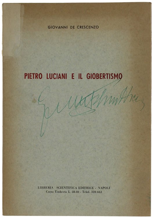 PIETRO LUCIANI E IL GIOBERTISMO.