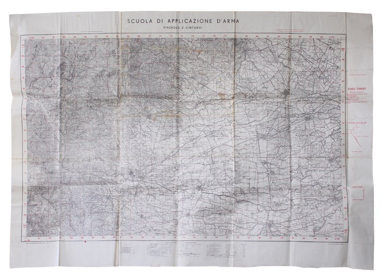 PINEROLO E DINTORNI. Scala di 1:25.000.