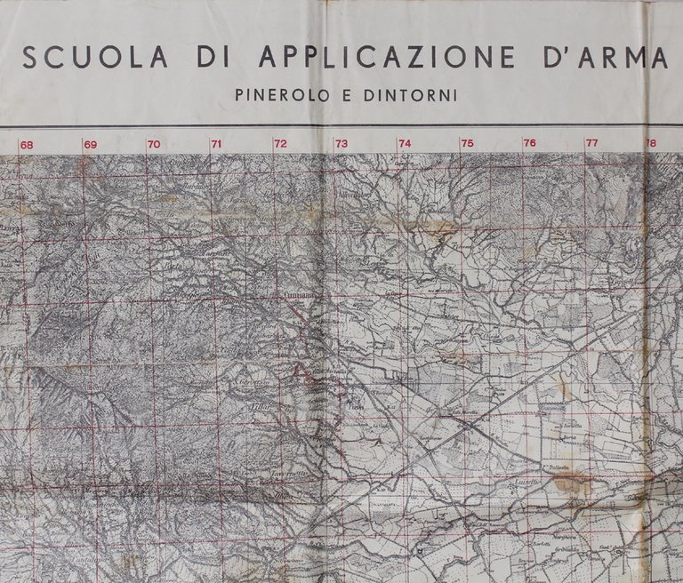PINEROLO E DINTORNI. Scala di 1:25.000.