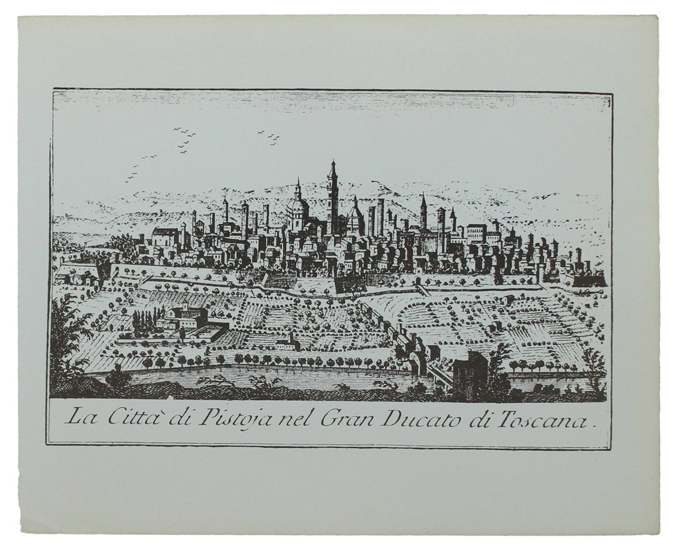 PISTOIA: ANTICA MAPPA / VEDUTA - Ristampa anastatica (1970 ca.) | Immagine principale