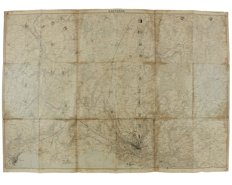 PLACE D'ARMES DE LAUSANNE - 1:25.000. Atlas Topographique de la …