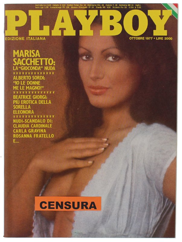 PLAYBOY Edizione italiana - Ottobre 1977 : Marisa Sacchetto [come … | Immagine principale
