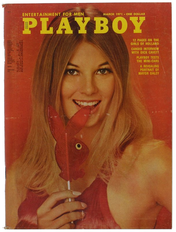 PLAYBOY MAGAZINE - March 1971 - Peggy Smith - Dick …