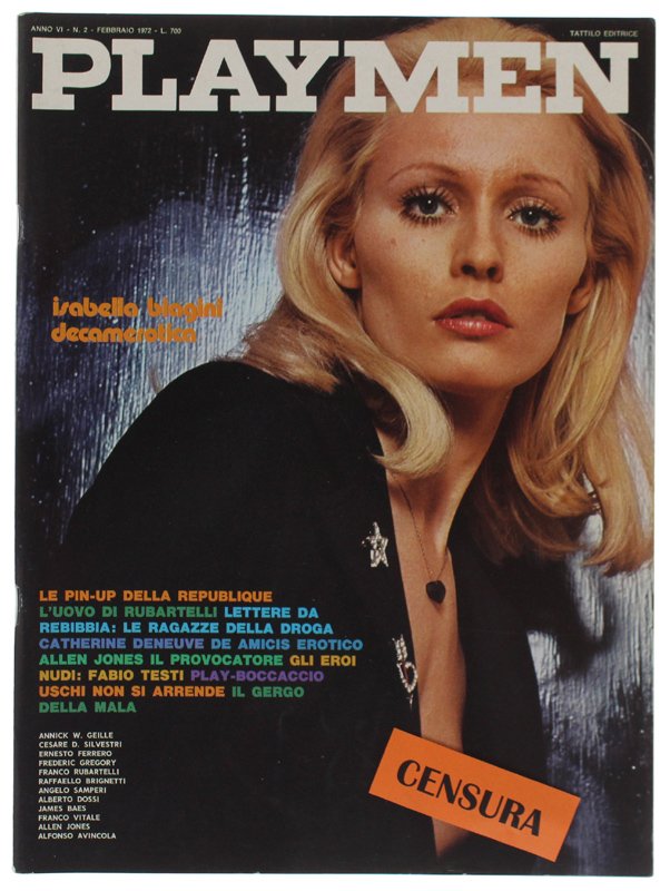 PLAYMEN - Febbraio 1972: Isabella Biagini [come nuovo]