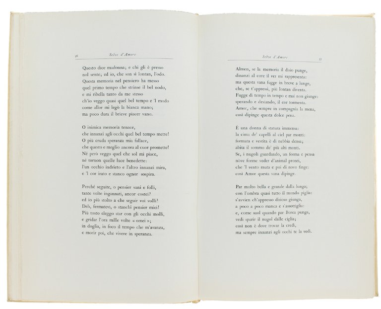 POEMETTI & CANTI CARNASCIALESCHI DEL MAGNIFICO LORENZO DE' MEDICI.