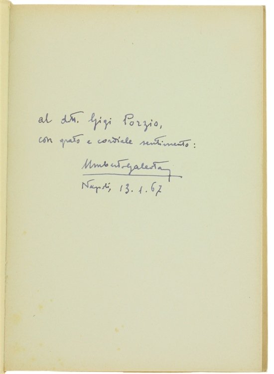 POESIE 1930-1966 con sei lettere critiche di Alfredo Galletti.