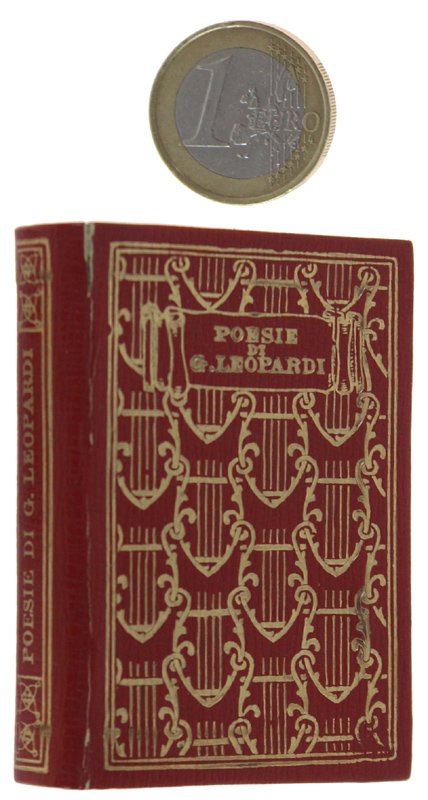 POESIE DI GIACOMO LEOPARDI. Edizione Vade-mecum [cm 6,5x4,5x1]