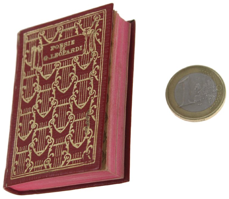 POESIE DI GIACOMO LEOPARDI. Edizione Vade-mecum [cm 6,5x4,5x1]