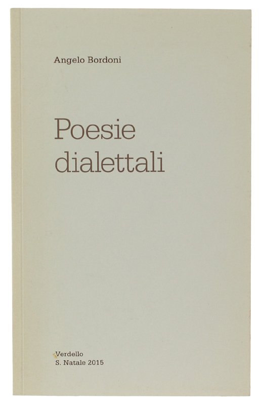 POESIE DIALETTALI - Verdello S. Natale 2015
