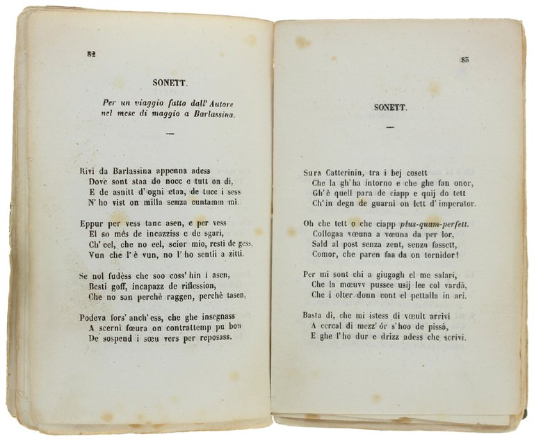 POESIE INEDITE DI CARLO PORTA MILANESE. | Immagine Gallery 5