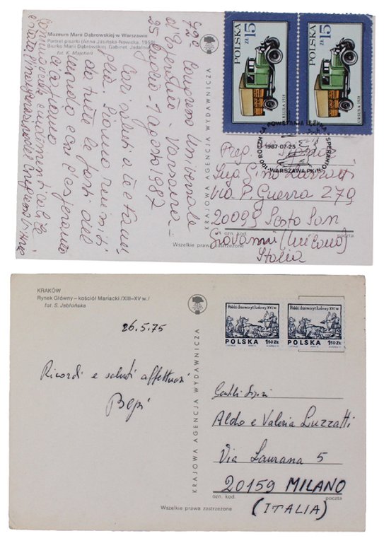 POLONIA: DUE CARTOLINE VIAGGIATE 1970-80. | Immagine Gallery 4