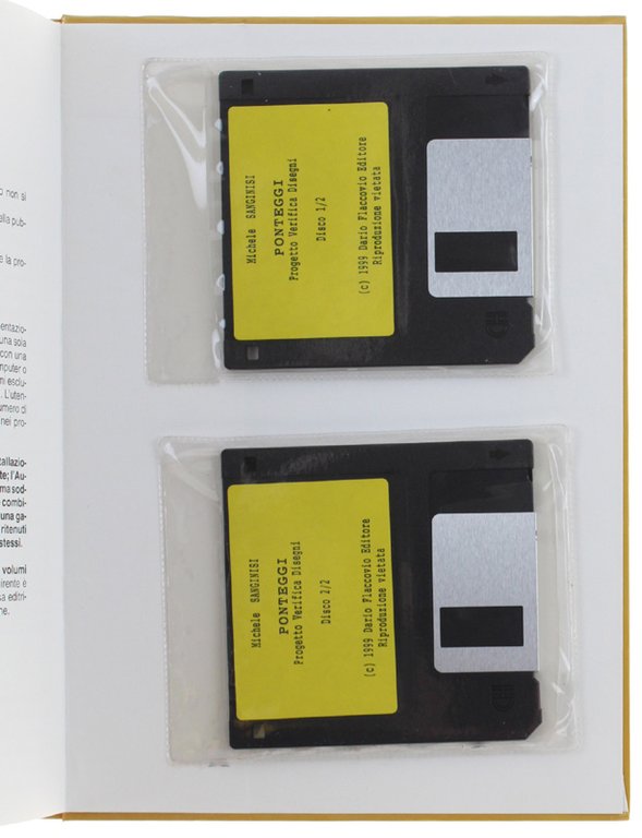 PONTEGGI. PROGETTO VERIFICHE DISEGNI. Con 2 FLOPPY-DISK allegati.