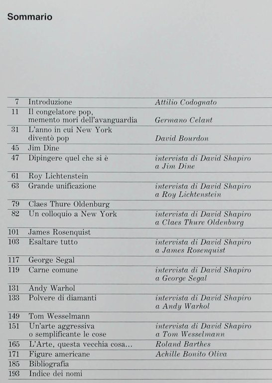 POPART: EVOLUZIONE DI UNA GENERAZIONE,