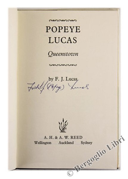 POPEYE LUCAS - QUEENSTOWN [Signed by the Author]