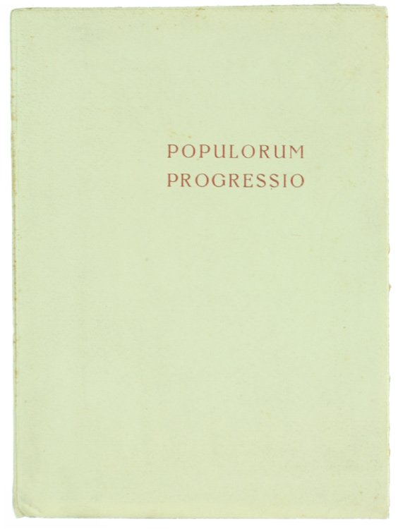 POPULORUM PROGRESSIO [Preziosa edizione]