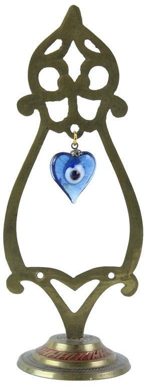 PORTAFORTUNA ORIENTALE CON OCCHIO DI ALLAH cm 18,5 | Immagine Gallery 5