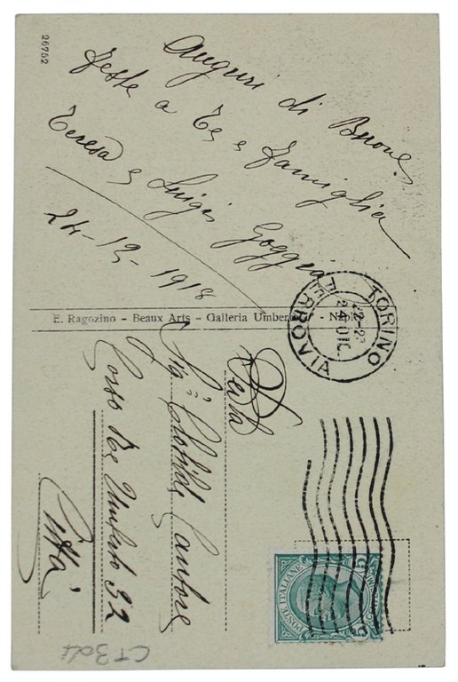 POZZUOLI - LA SOLFATARA. Cartolina viaggiata (1918) | Immagine Gallery 4