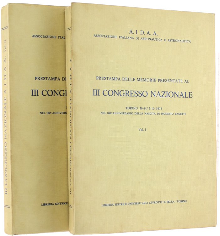 PRESTAMPA DELLE MEMORIE PRESENTATE AL III CONGRESSO NAZIONALE. Torino 30-9/3-10 …