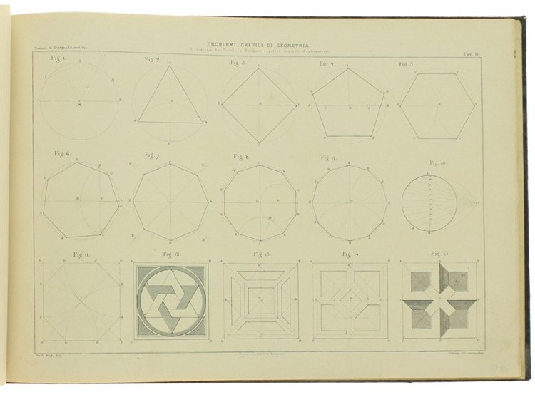 PRIME NOZIONI DI DISEGNO GEOMETRICO LINEARE (edizione economica) AD USO …