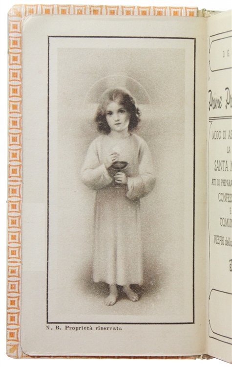 PRIME PREGHIERE. [Bellissimo libretto-ricordo, nuovo]