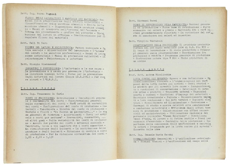 PRINCIPI DI ORGANIZZAZIONE ED ECONOMIA INDUSTRIALE per la formazione dei …