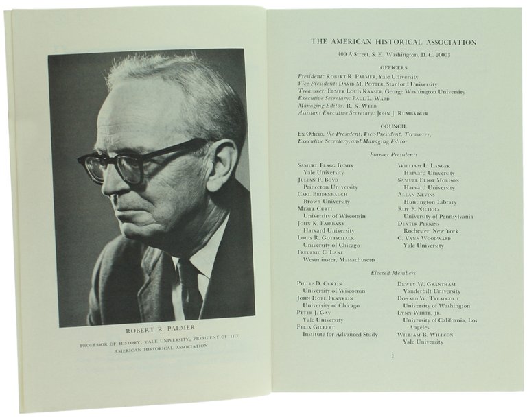 PROGRAM OF THE 85th ANNUAL MEETING OF THE AMERICAN HISTORICAL …