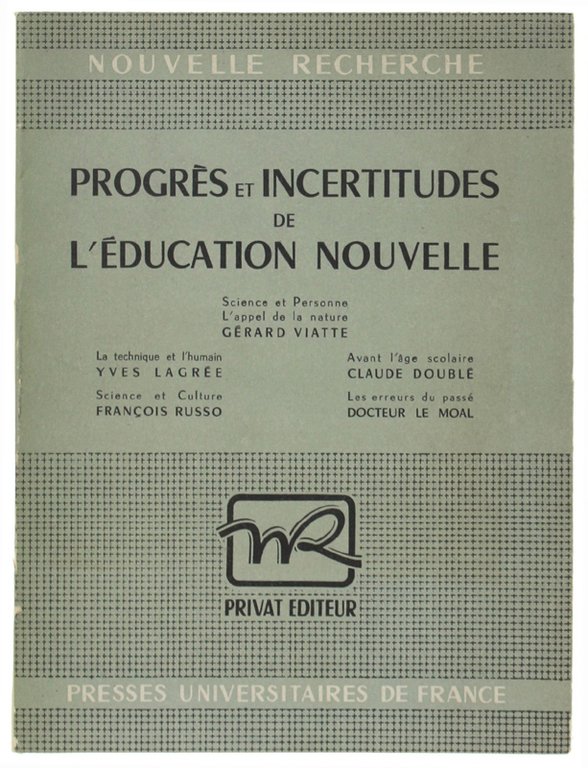 PROGRES ET INCERTITUDES DE L'EDUCATION NOUVELLE. | Immagine Gallery 2
