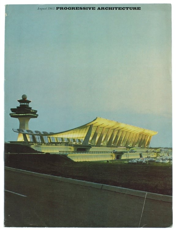 PROGRESSIVE ARCHITECTURE - August 1963 : Dulles & O'Hare.