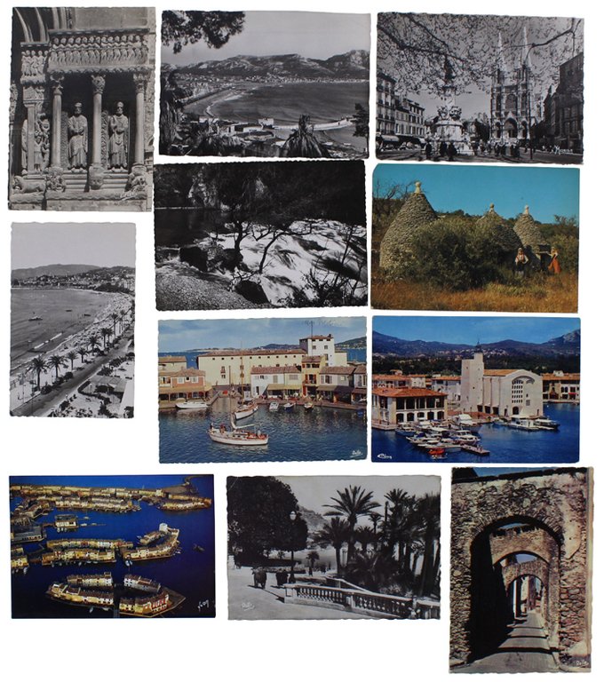PROVENCE COTE D'AZUR: LOT DE 16 CARTES POSTALES ANCIENNES. | Immagine Gallery 3