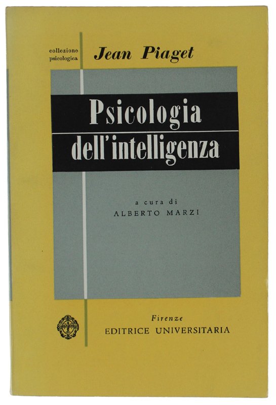 PSICOLOGIA DELL'INTELLIGENZA.