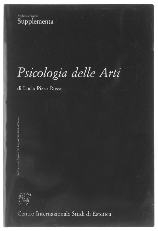 PSICOLOGIA DELLE ARTI -Aesthetica Preprint Supplementa - n. 31 , …